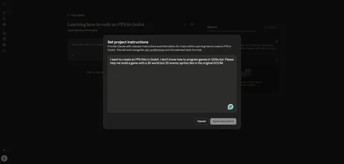 How to Set Up Claude Projects With JB Instructions