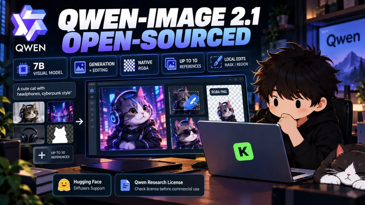 Qwen Open-Sources Qwen-Image 2.1