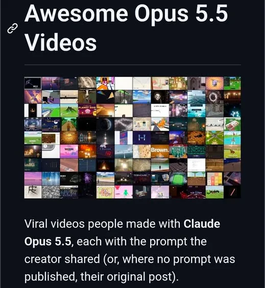 GitHub Repo Collects 517+ Claude Opus 5.5 Video Prompts