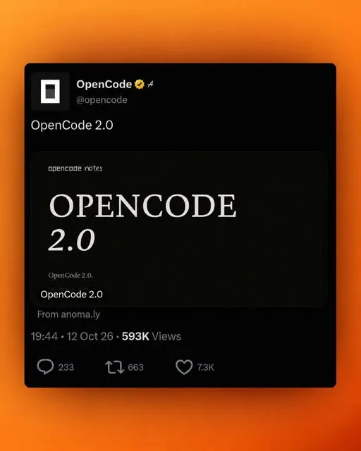 OpenCode 2.0 Ships Background Tasks and Subagents