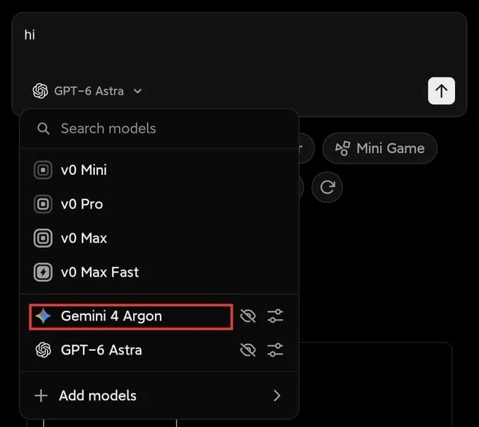 How to Try Gemini 4 Argon Free on v0
