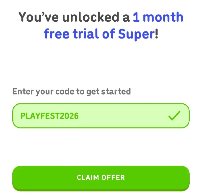 How to Get a Free Month of Super Duolingo