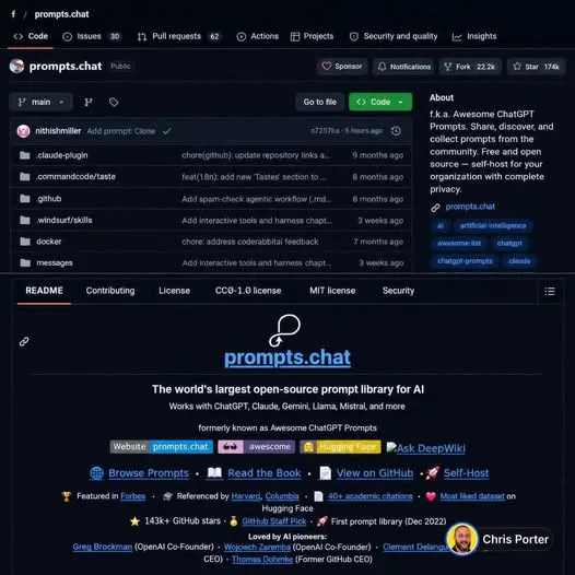 How to Use the Free Prompts.chat Prompt Library