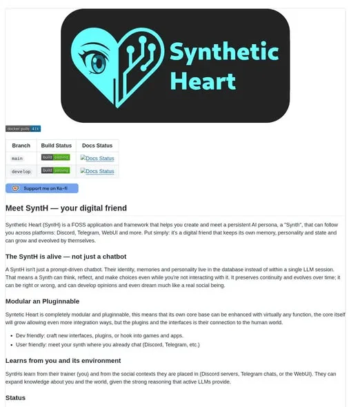 Synthetic Heart: Persistent AI Persona Memory Across Chats