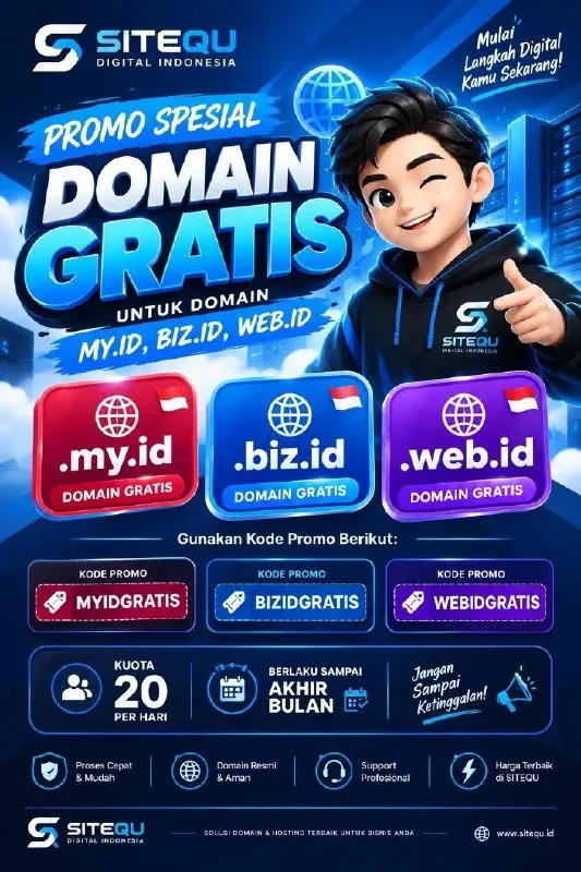 How to Get a Free .my.id Domain for 1 Year