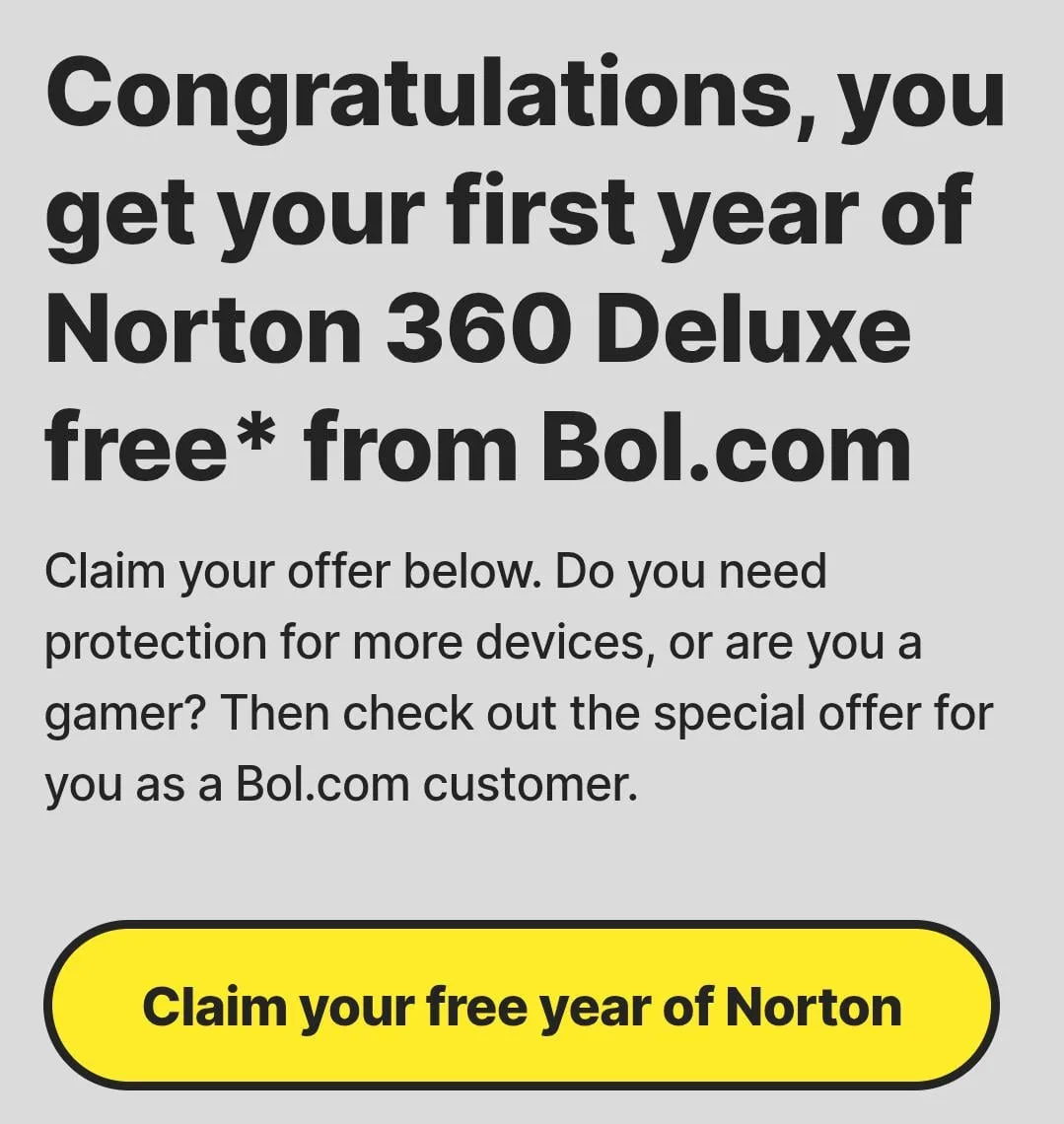 How to Get Norton 360 Free for 1 Year