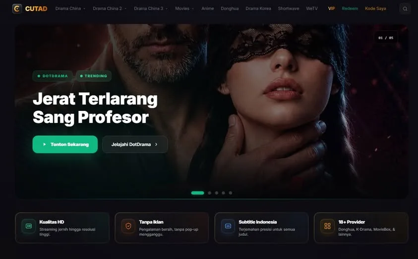 Cutad.web.id Puts 20+ Chinese Drama Platforms Under One Roof