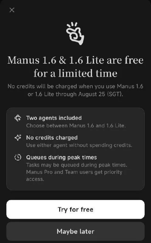 How to Get Free Manus AI Agent Access