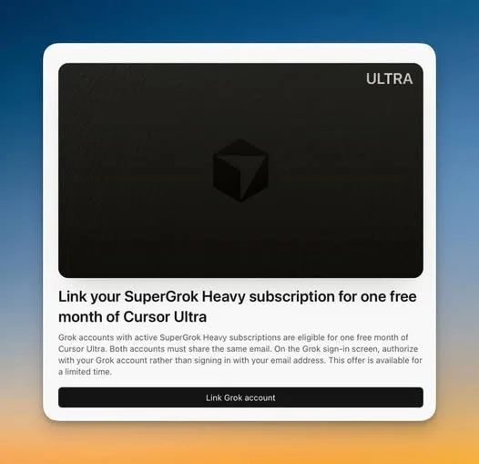 How to Get Free Cursor Ultra With SuperGrok Heavy