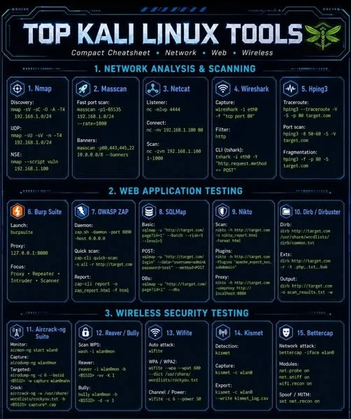 50 Essential Kali Linux Tools Worth Knowing