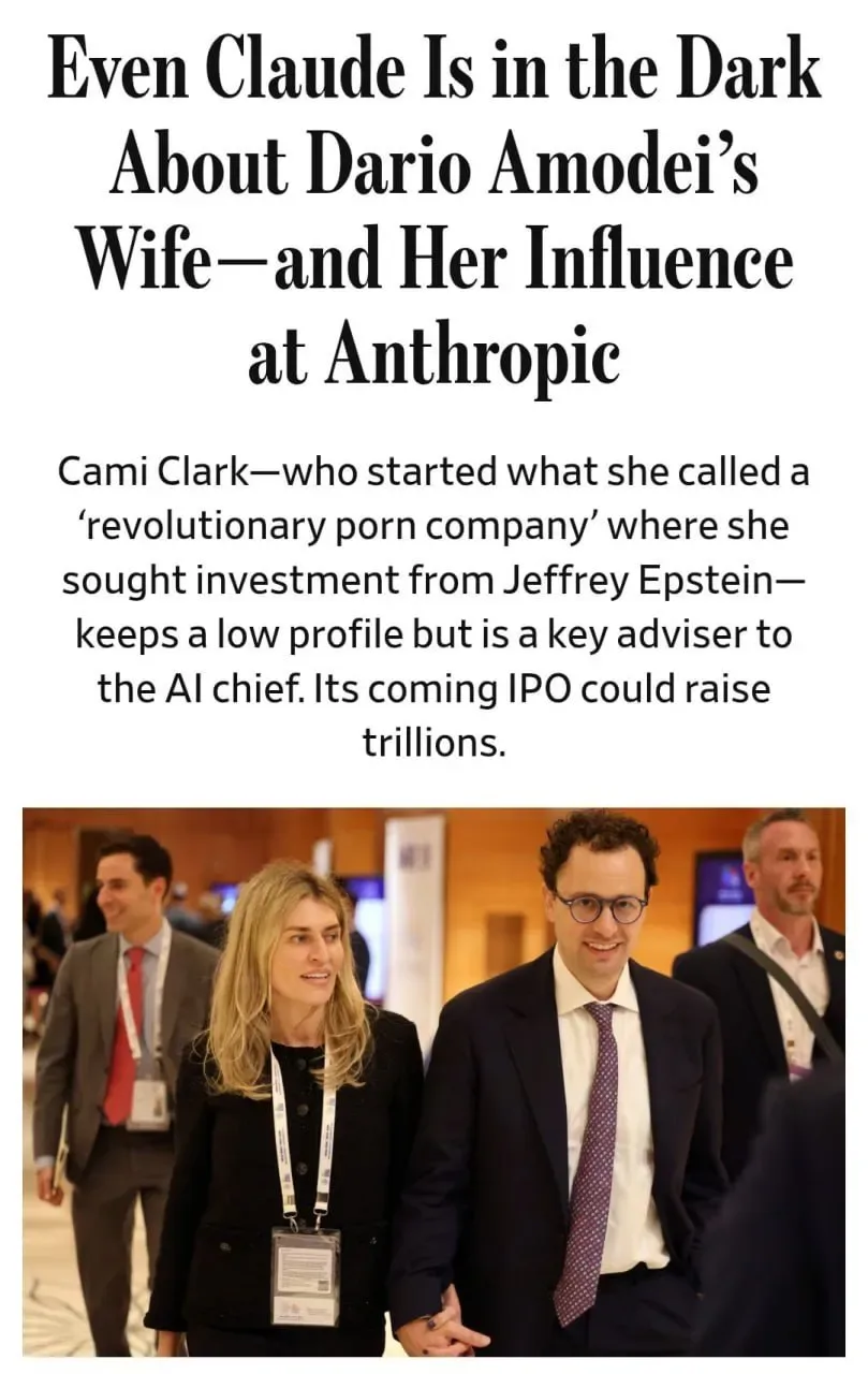 Anthropic CEO's Wife Has Unusual Silicon Valley Connections