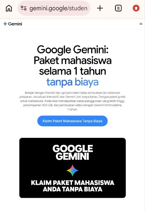 How to Get a Free Year of Gemini as a Student
