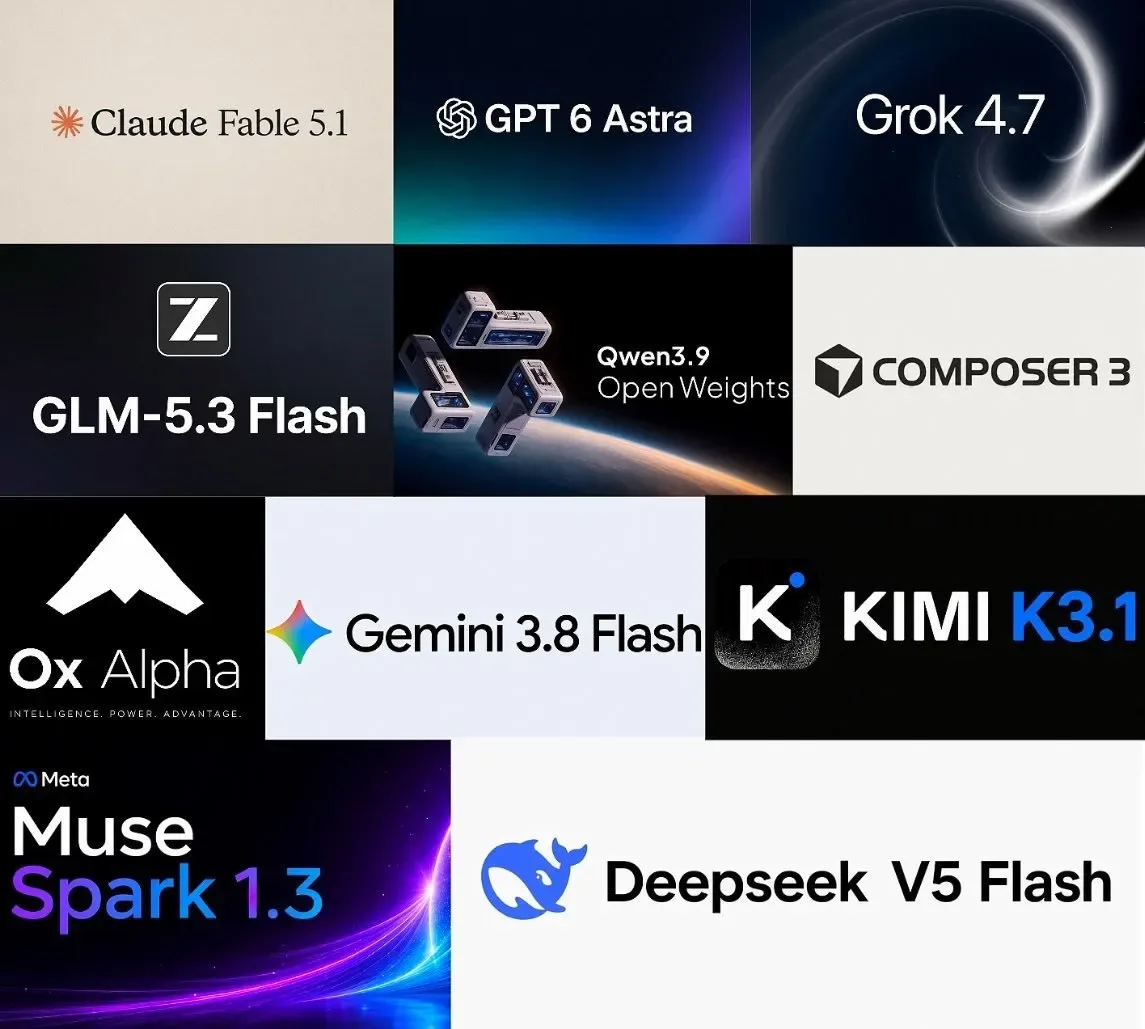 Leaked List of Upcoming AI Models from OpenAI, Google, Anthropic, and More