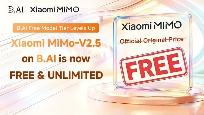 How to Use MiMo V2.5 for Free on B.AI