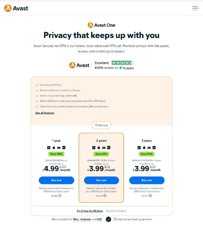 How to Get 2 Months of Avast SecureLine VPN Free