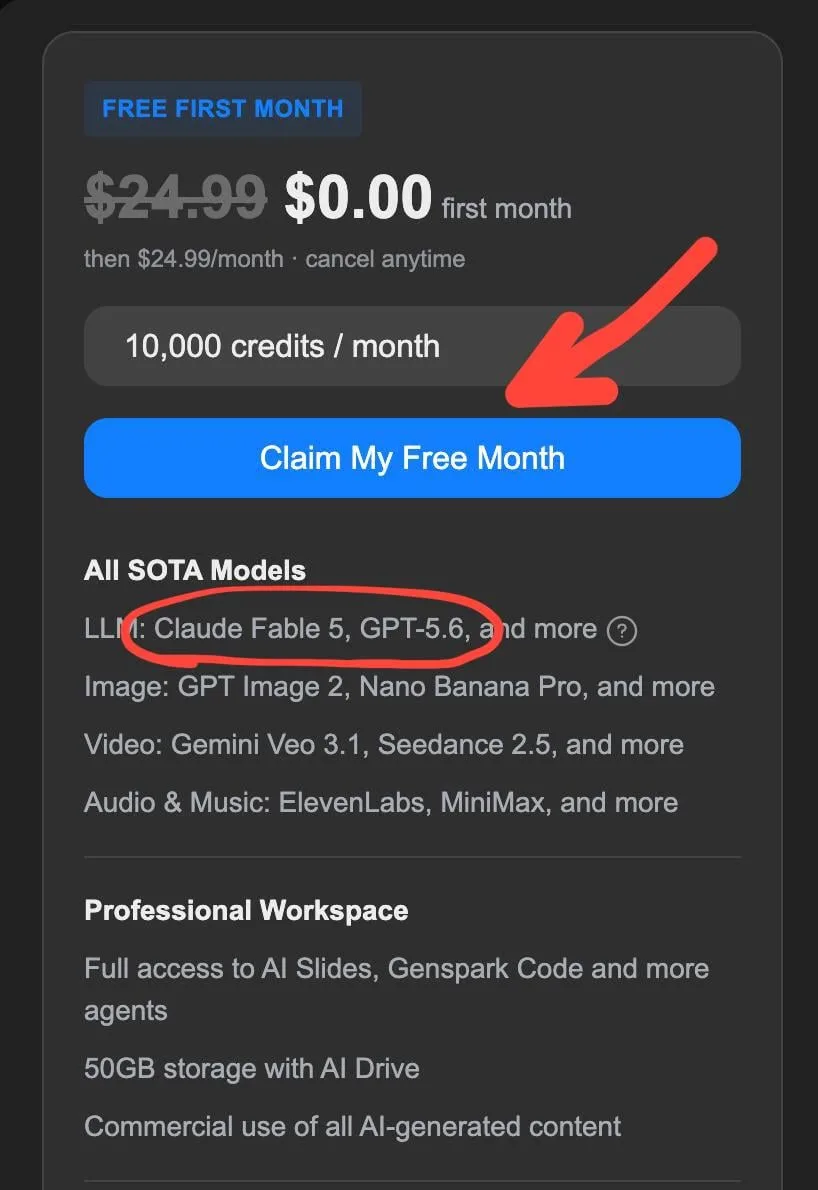 How to Get 10,000 Free AI Credits on Genspark
