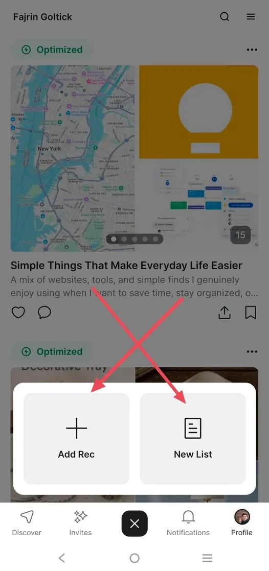 How to Create a List on Benable