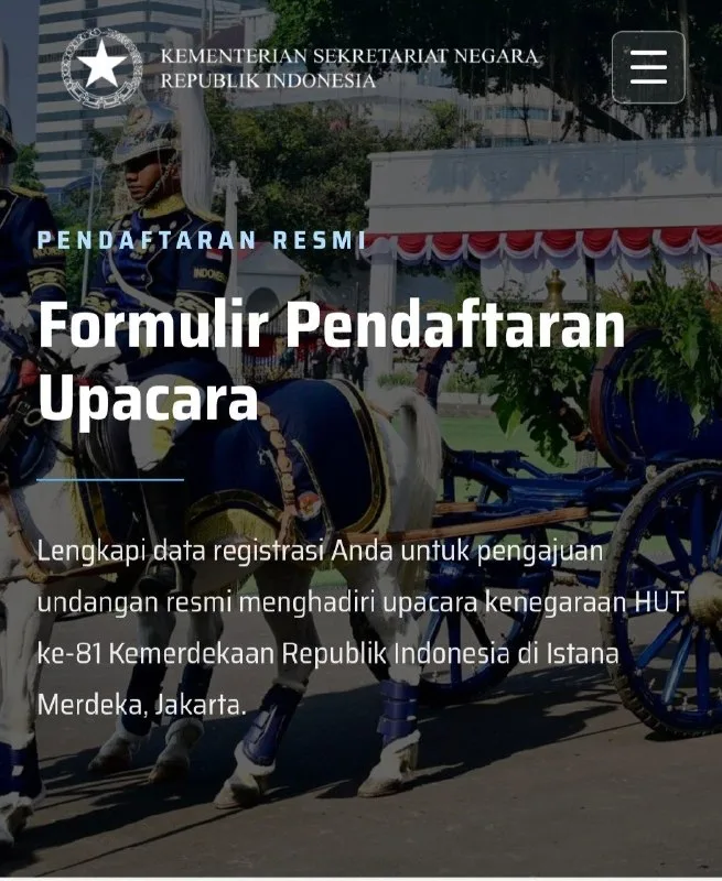 Register to Attend the Merdeka Palace Ceremony