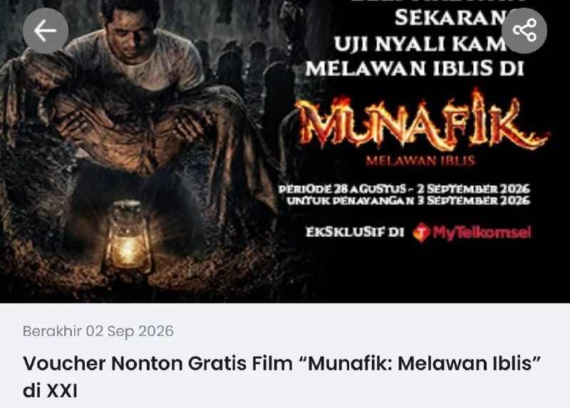 How to Trade 50 Telkomsel Points for a Movie Ticket