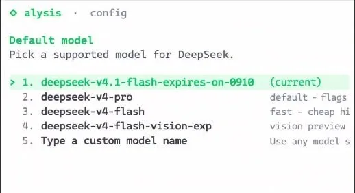 How to Get DeepSeek V4.1 Flash Free on Alysis Code