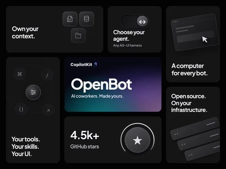 Open Bot builds open-source AI coworkers with jobs and tools