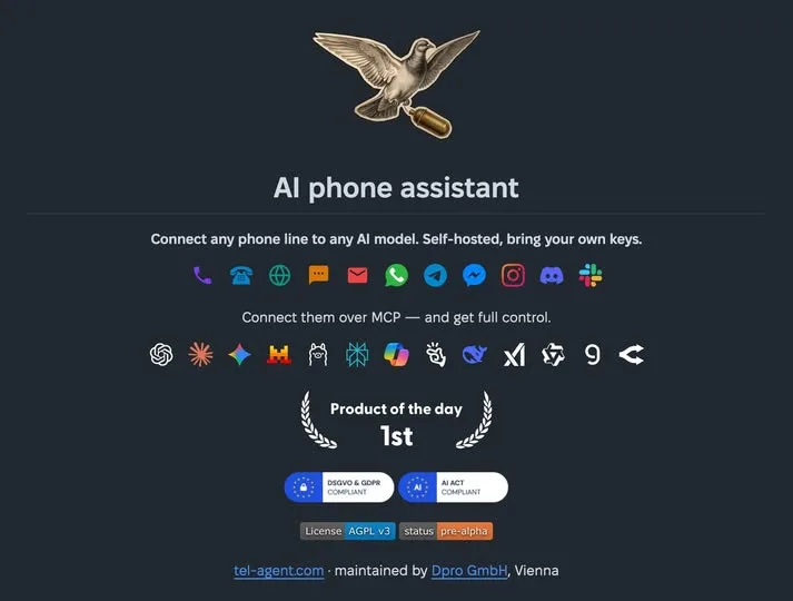 Tel-Agent Routes Your Calls to AI, a Human, or a Hangup