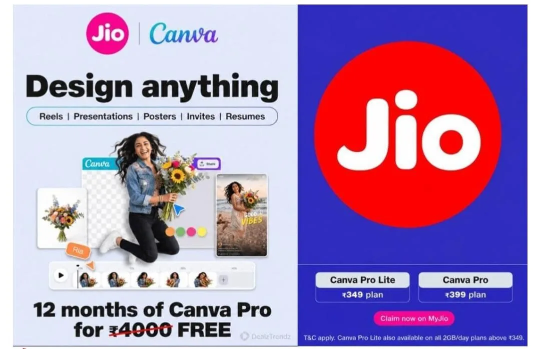 How to Get Canva Pro Free With a Jio Recharge