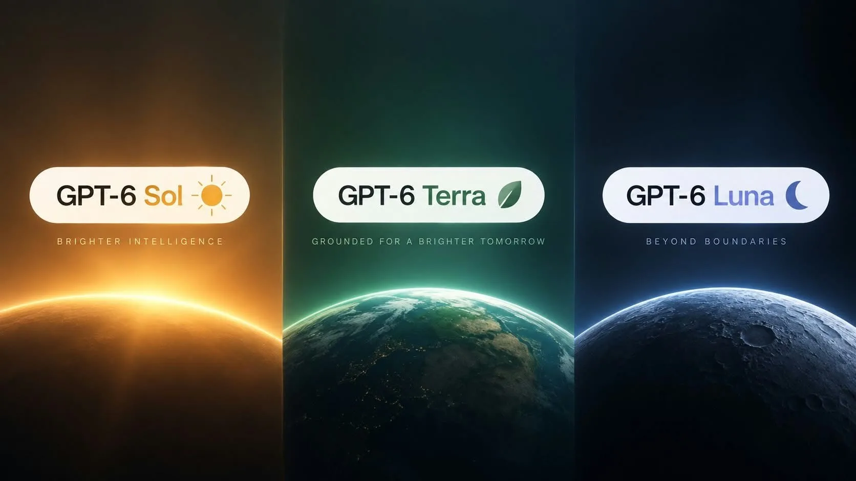 GPT-6 Leak Points to Three Separate Models: Sol, Terra, and Luna