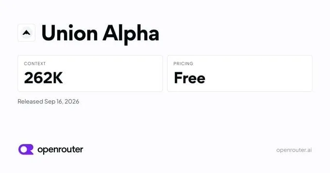 How to Use Union Alpha Free on OpenRouter