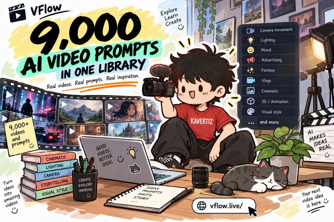 How to Browse 9,000 AI Video Prompts in One Library