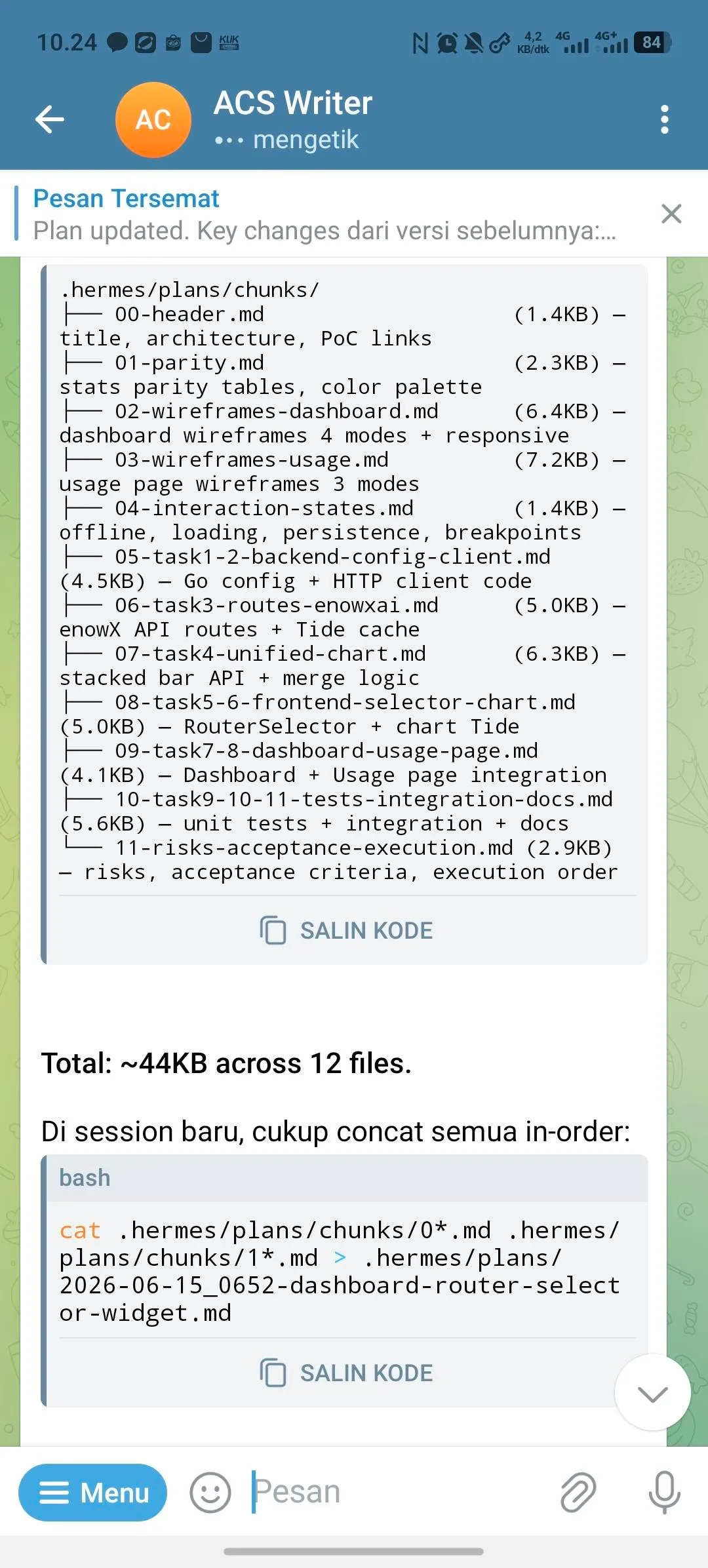 ACS Finishes Enow Adapter for Claude Code CLI